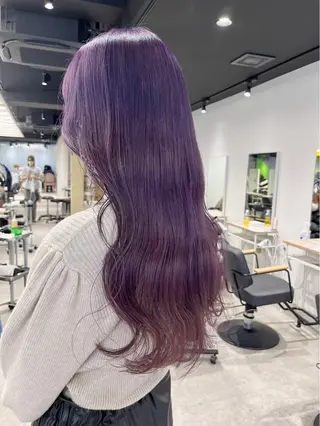 セミロング カラー 🩵yuribou ／カラー／ボブ🩵のヘアスタイル