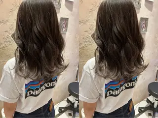 セミロング カラー 似合わせレイヤー 髪質改善/柴木琴愛のヘアスタイル