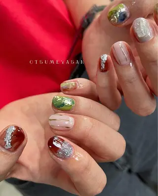 ネイル otsumeyasan所属・わたなべ ちかのネイルデザイン