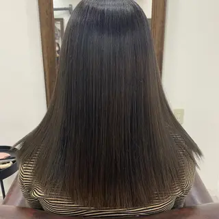 セミロング カラー 中本 達也のヘアスタイル