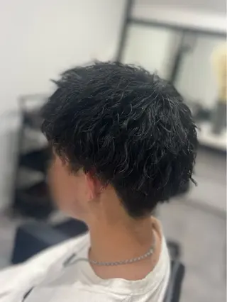 パーマ メンズ Dia ‎ アキヨシ ミユのヘアスタイル