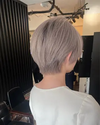 ショート カラー 💕韓国艶出しヘア /HARUKAのヘアスタイル