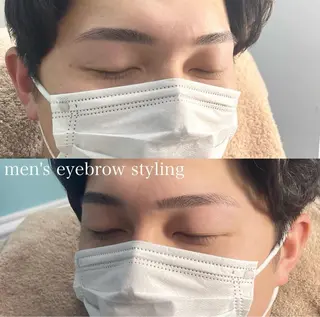 メンズ アイブロウ Shiono Hinataのマツエク・マツパデザイン