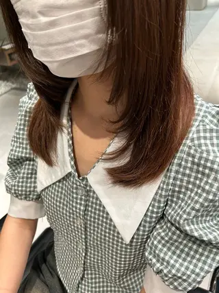 セミロング 🤍🐰菅原 麻里🐻‍❄️🤍のヘアスタイル