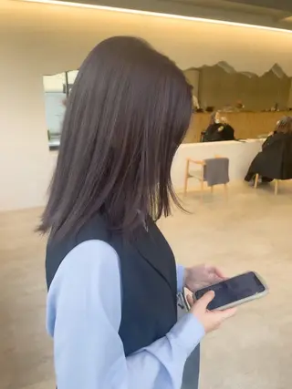 ミディアム カラー ヘアアレンジ ミニボブ/ブリーチ 🌈MISATOのヘアスタイル