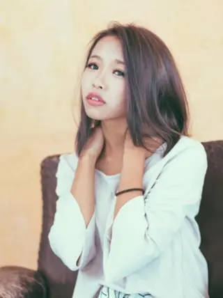 ミディアム カラー パーマ ヘアアレンジ amie 高崎 【アミ】のヘアスタイル