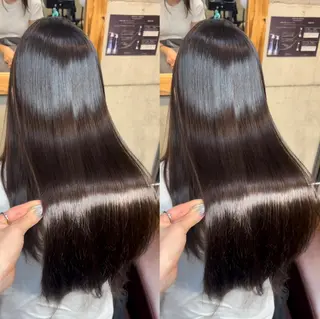 ロング カラー 新宿/髪質改善/ 縮毛矯正/松永ゆいのヘアスタイル