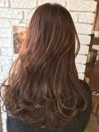 カラー 日比 貴大/ minim hairのヘアスタイル