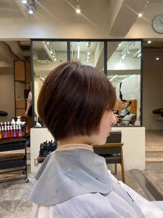 ショート カラー ダメージレス美容師 🌱水島侑理のヘアスタイル