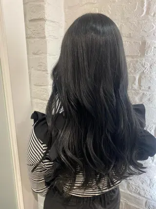 ロング カラー 森部 杏菜のヘアスタイル