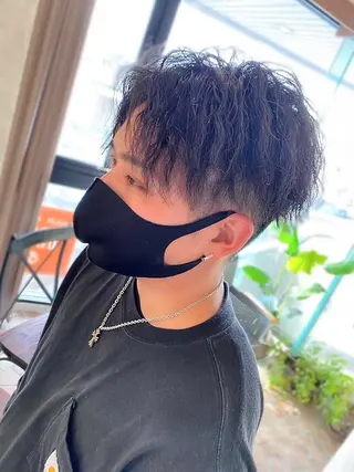 ショート パーマ メンズ 🧸千葉 碧和🧸のヘアスタイル