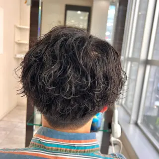 パーマ メンズ アグヘアーシータ所属・🤩メンズカット/ パーマ山本🤩のヘアスタイル