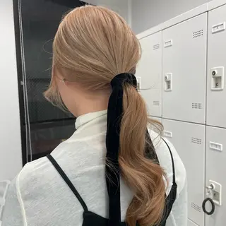 セミロング MOE 福岡韓国ヘア✧︎のヘアスタイル