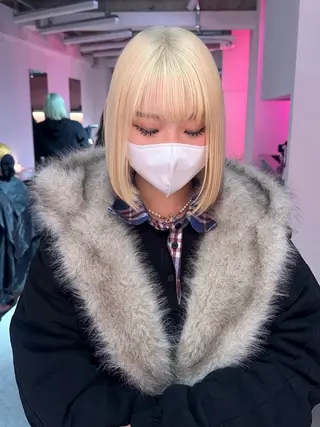 ショート ブリーチカラー 特化/MAHIROのヘアスタイル