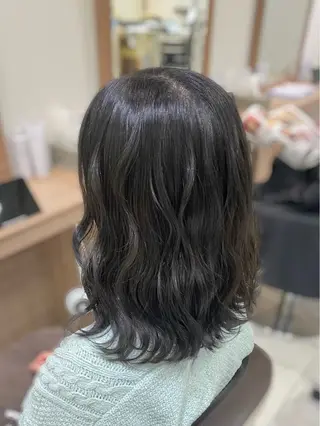 セミロング カラー ヘアアレンジ 奥村 美郁子のヘアスタイル