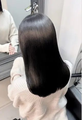 セミロング カラー XYZ新宿所属・縮毛矯正/韓国 /店長/KANATOのヘアスタイル