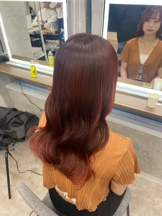 セミロング カラー limitみづき🌙 髪質改善/カラーのヘアスタイル