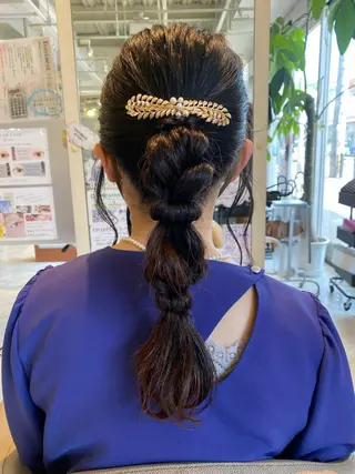 ヘアアレンジ 岡田 奈々のヘアスタイル