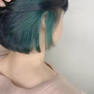 ショート カラー ヘアアレンジ 新井 広之のヘアスタイル