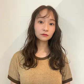 セミロング カラー 堀江将太朗/恵比寿/ メンズカットのヘアスタイル