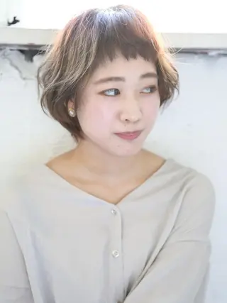 ショート 石渡このみ 🍊レイヤーカットのヘアスタイル