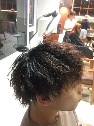 カラー パーマ ヘアアレンジ メンズ メンズパーマの巨匠 鈴木純のヘアスタイル