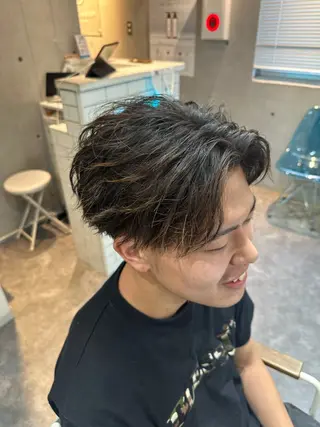 メンズ 💎メンズカット ／パーマ/細野💎のヘアスタイル
