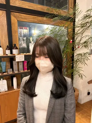 セミロング MASHU所属・レディースパーマ🌀 きだに りののヘアスタイル