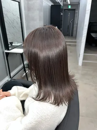 セミロング カラー パーマ 🌈艶髪/髪質改善 新宿itouのヘアスタイル