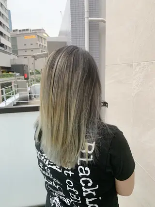 ロング カラー カラー特化サロン大阪 ルービック江坂/新城のヘアスタイル