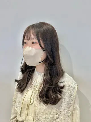 ロング カラー ufu所属・🫧KOWATA KASUMI🫧のヘアスタイル