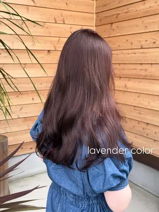 ロング カラー 加藤 結奈のヘアスタイル