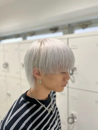 カラー メンズ ハイトーンカラー 🦄レイヤーカットのヘアスタイル