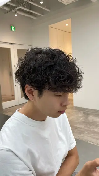 パーマ メンズ fifth 阿部楓のヘアスタイル