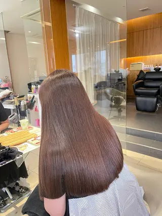 セミロング オーブヘアカメリア枚方店所属・AUBE HAIR 首藤優弥のヘアスタイル