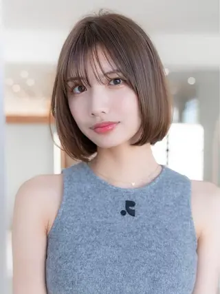 ショート SAYA 透明感カラー/ヘアメのヘアスタイル