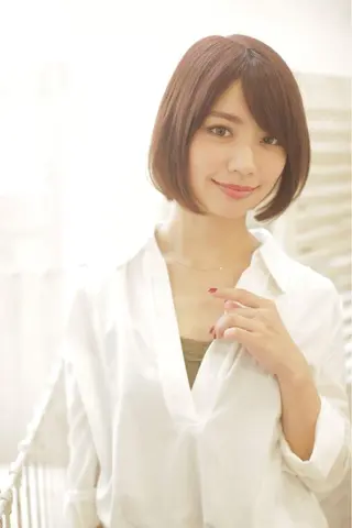 ショート カラー パーマ エイト ウメダのヘアスタイル