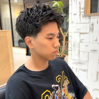 パーマ メンズ hair garden off所属・【メンズ専門 】村斎　伶次のヘアスタイル