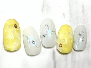 ネイル ネイルPetit Ribbonのネイルデザイン