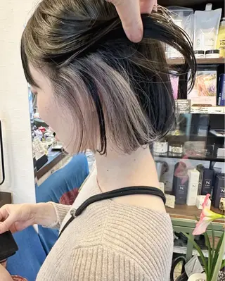 ミディアム カラー Ryuka  hair salon所属・Ryuka MAMIKAのヘアスタイル