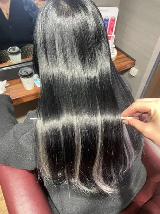 ロング 𝙃𝘼𝙍𝙐🎀 韓国×エクステのヘアスタイル