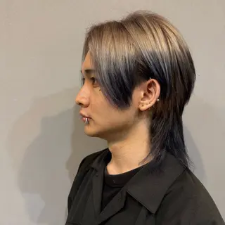 カラー メンズ 山口 泰広のヘアスタイル