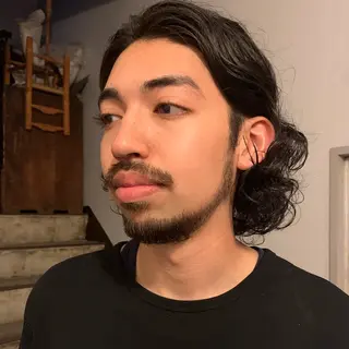 ミディアム パーマ 今泉 颯太/room3のヘアスタイル