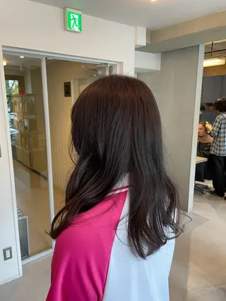 ロング カラー UNFEIGNED02所属・カイ/名古屋・伏見 カットモデルのヘアスタイル