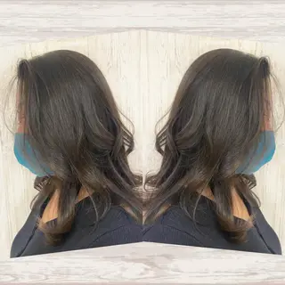 セミロング カラー 🌼NAMI 🌼のヘアスタイル