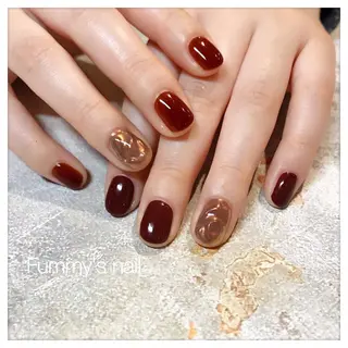 ショート カラー ネイル fumi nail所属・✴︎fumi nail✴︎のネイルデザイン