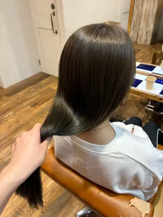 ロング ♥️ボブ/ベージュ /オリーブ/mahoのヘアスタイル