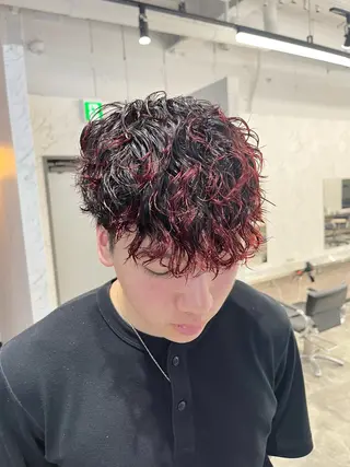パーマ メンズ HOMME    BLANCHE所属・Seira 札幌メンズサロンのヘアスタイル