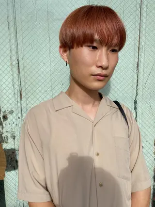 ショート メンズ irwi/イルウィ所属・miku🎀門前仲町 ブリーチ・レイヤーのヘアスタイル