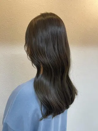 ロング カラー PUUR所属・🍒鈴木 エミリ🍒のヘアスタイル